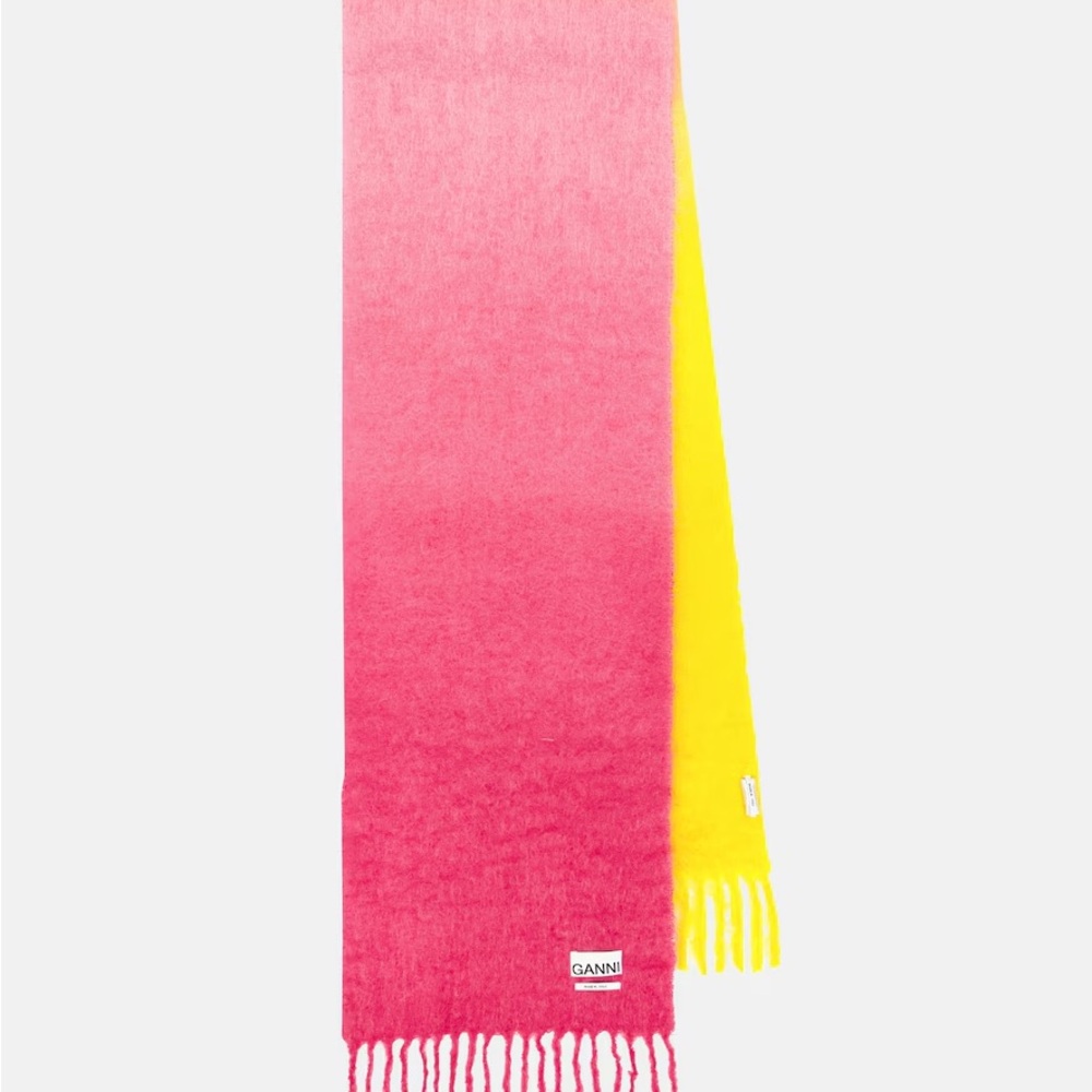 Ganni Mohair Scarf - Picture 2 of 13